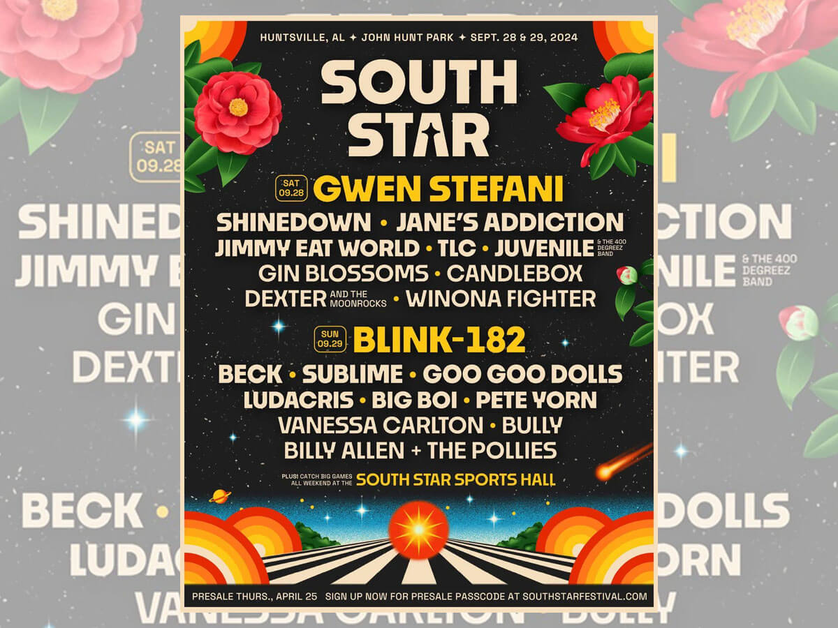 Huntsville’s South Star Music Fest Unveils Stellar Lineup