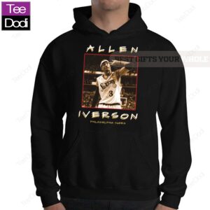 Dawn Staley Wearing Allen Iverson Philly 76ers 4 1