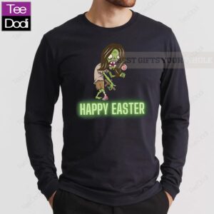 Happy Easter Zombie Jesus Day 2024 Long Sleeve Shirt
