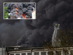 Toxic Smoke Engulfs Berlin as Chemical Plant Fire Erupts