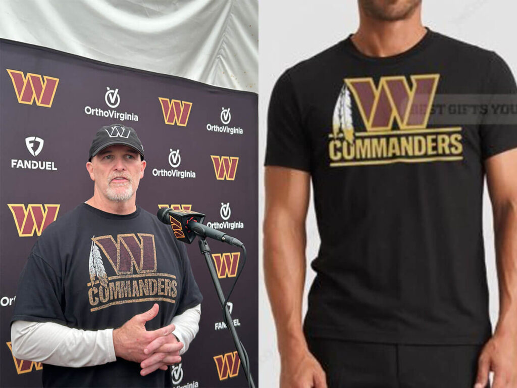 Dan Quinn Unveils Commanders New Shirt