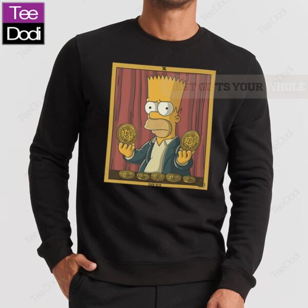 Official Simpson Holder Bitcoin Tarot Sweatshirt