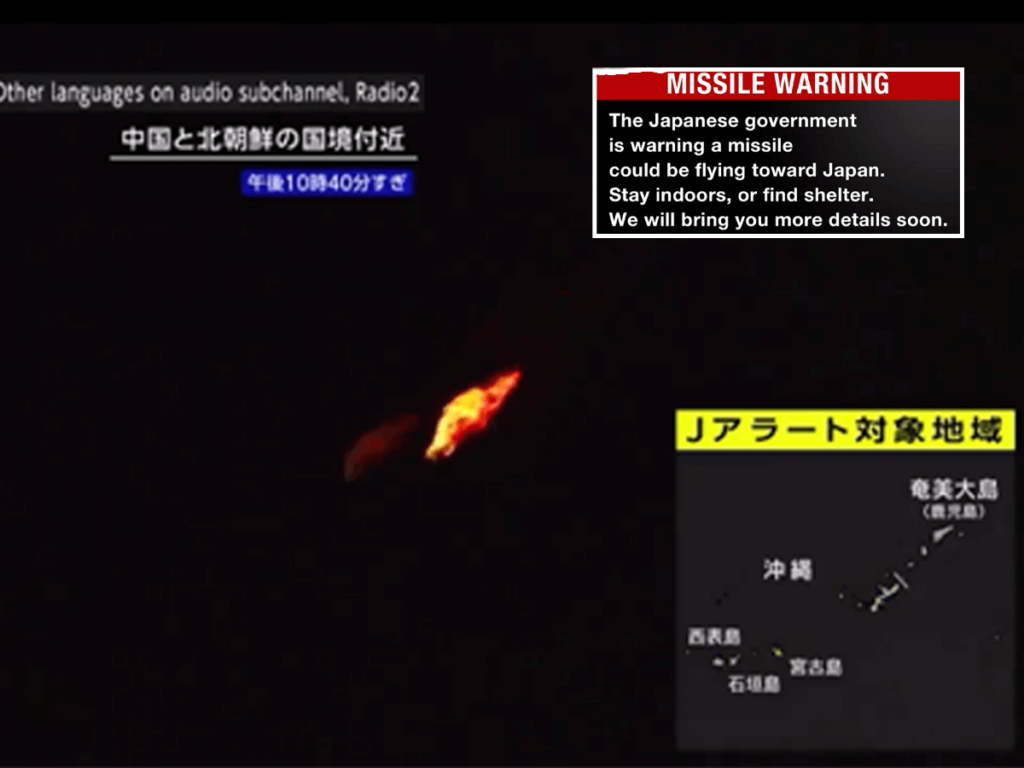 Nightmare Over Okinawa: Explosions Light Up Sky Amid North Korea's Missile Test