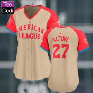 José Altuve American League 2024 All Star Game Baseball Jersey