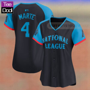 Ketel Marte National League 2024 All star Game Women Baseball Jersey